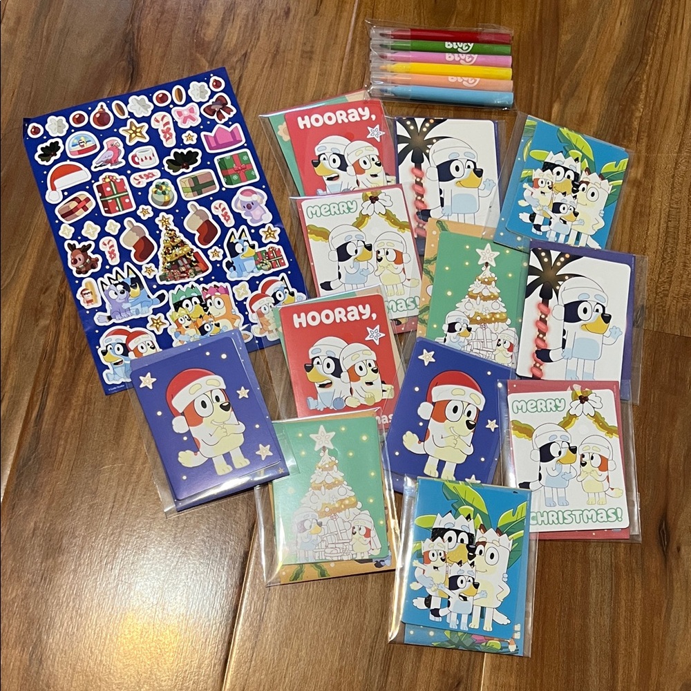 Bluey Holiday Card Set - Picture 2 of 5